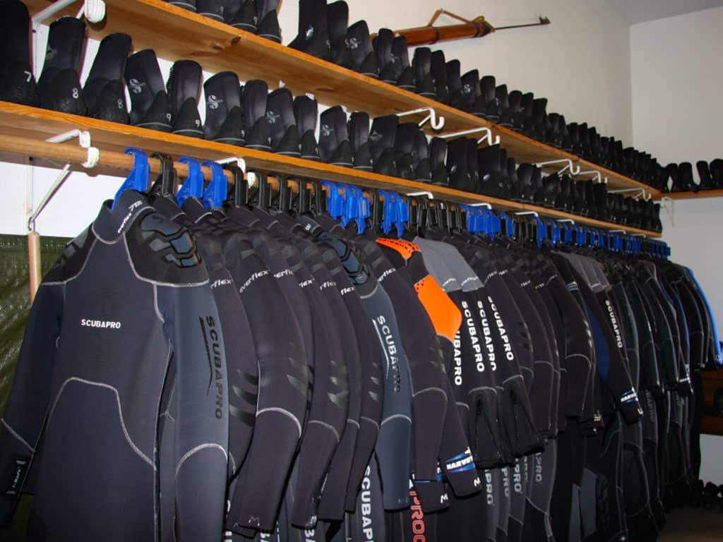 Top of the line wetsuits at Snorkel Alaska